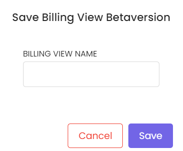 save Billing Views